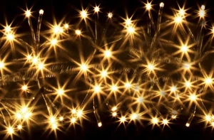 Xmas Starburst Arch 2.4M x 1.2M Black with 896 Warm White LEDs Decoration - Picture 1 of 4