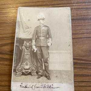 Signed Cabinet Card Photo-Frederick Green-Wilkinson-1825-1913-lieutenant-General - Picture 1 of 6