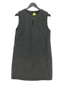 Massimo Dutti Women's Midi Dress M Grey Wool - Picture 1 of 6