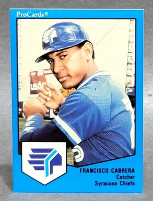 1989 ProCards Syracuse Chiefs #791 Francisco Cabrera - Image 1 of 2