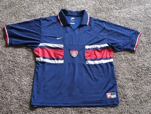 Vintage Nike United States 1995-98 Away Jersey US Mens National Soccer Rare LRG - Picture 1 of 7