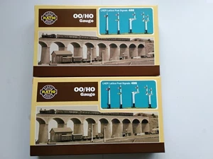 Ratio oo gauge kits 2 Boxed L.N.E.R Lattice Post Signals No 486 Mint Condition - Picture 1 of 2