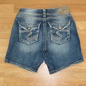 Silver Jeans Co Suki Surplus Shorts Denim Sz 27 Mid Rise - Picture 1 of 7