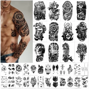 36 Stück Tierdruck Temporäre Tattoos Aufkleber für Erwachsene - Bild 1 von 11