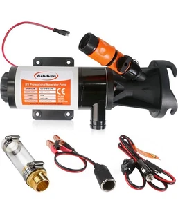 Pompa Maceratore Camper 12V,Pompa Rifiuti Maceratore Portatile,12Gpm Aspirazione 3,2 Piedi Sollevamento - Foto 1 di 6