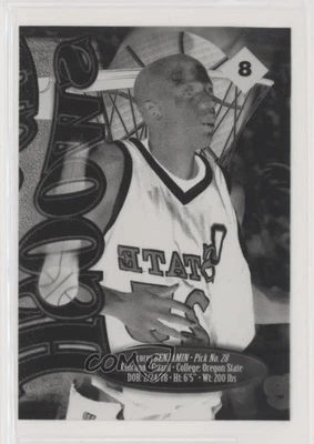 1998-99 Collector's Edge Impulse Swoosh Black Proof Corey Benjamin #8 Rookie RC - Image 1 of 2