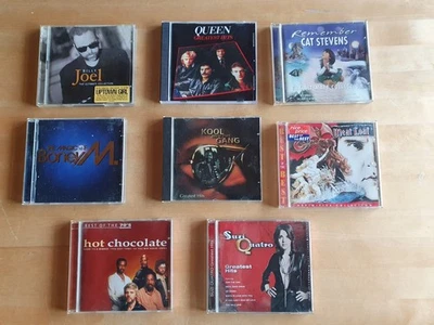 CD's - 8 Best Of's (Queen, Boney M., Suzi Quatro, Meat Loaf, Billy Joel u.a.) - Bild 1 von 4