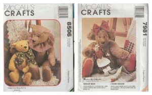 OOP McCalls Crafts Sewing Pattern Stuffed Bear You Pick - Picture 1 of 4