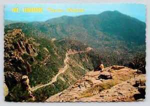 Birdseye Mt. Lemmon Santa Catalina Mts Tucson Arizona VTG c1970 UNP Postcard - Picture 1 of 2