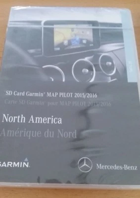 SD Card Garmin Map Pilot 2016 North America SD Karte V.5.2 Mercedes Benz - Bild 1 von 4