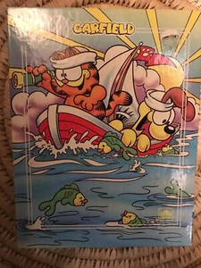 Vintage 1978 Garfield & Odie 100 Piece Puzzle / New & Sealed / Sailing Explorer - Picture 1 of 4