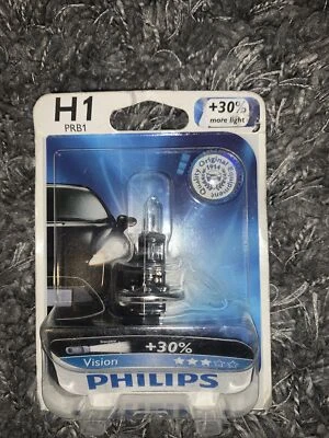 Nuevo faro Philips bombilla-visión - paquete blister único H1PRB1 Foto 1 de 2