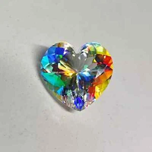 Topacio místico natural certificado AAA+ EGL 50,25 quilates+ piedra preciosa suelta GK corte corazón, - Imagen 1 de 7