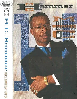 M.C. Hammer ‎Please Hammer Don't Hurt Em CASSETTE ALBUM Capitol ‎Hip Hop Pop Rap - Image 1 of 4