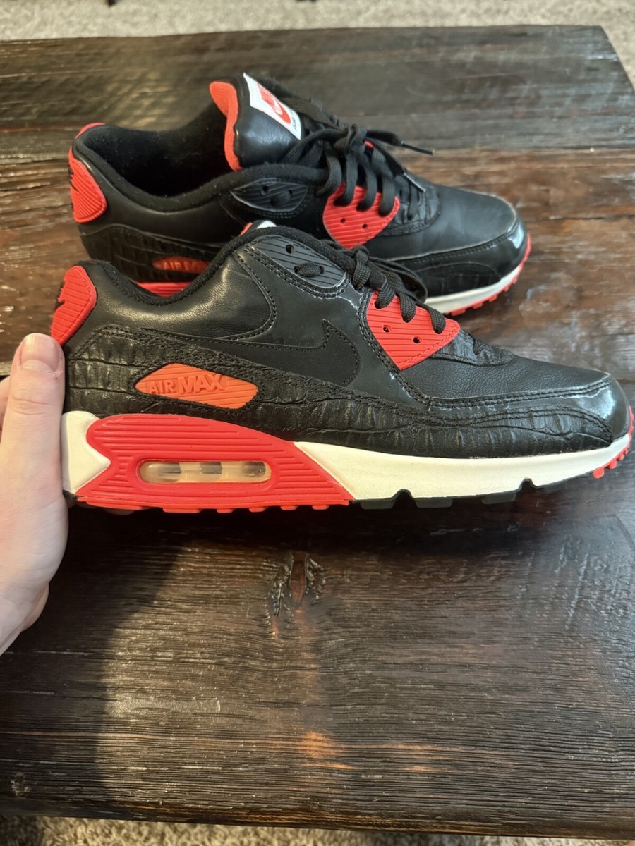Nike Air Max 90 Infrared Croc for Sale | Authenticity