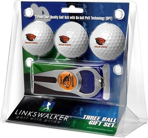 Oregon State Sombrero Truco Divot Herramienta y Castores Logo Pelotas de Golf Set de Regalo - Imagen 1 de 1