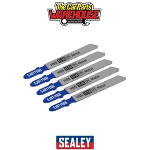 Sealey SJBT118B Jigsaw Blade for Metal 92mm 11-14tpi - Pack of 5 - Picture 1 of 5
