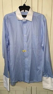 Donald Trump Signature Collection Button Down Shirt W/Cufflink Sleeves - Picture 1 of 12