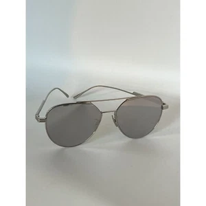 Bottega Veneta Aviator Sunglasses BV 1013K Mirror Lens Gold Tone Pilot - Picture 1 of 8
