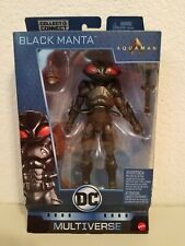DC Multiverse Mattel Black Manta Collect & Connect Trench Warrior Light Box Wear