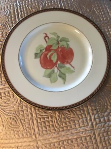 RARO Lenox Monroe 10 1/2" Placa Motivo Apple Colección Presidencial - Imagen 1 de 4