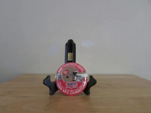 Vintage WinCraft San Francisco 49ers 1988 NFC CHAMPIONS Button Pin 3 1/4" NFL - Picture 1 of 2