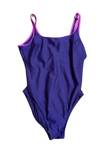 Traje de baño de una pieza Lands End rosa púrpura para mujer talla 18 - Imagen 1 de 6