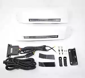 Kit de señal de luces antiniebla de relleno de parachoques LED SMD DRL Fit 07-13 Toyota Tundra Sequoia - Imagen 1 de 11