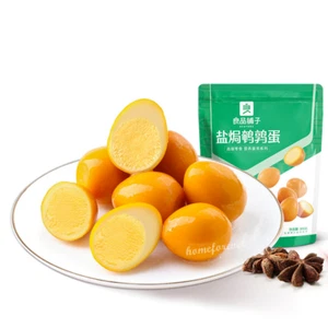 300g Liangpinpuzi Salt Baked Quail Eggs Snack Food 良品铺子盐焗鹌鹑蛋 - Picture 1 of 4