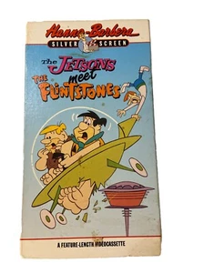 The Jetsons Meet The Flintstones Vhs Animated Children Movie 1987 Hanna Barbera - Picture 1 of 11