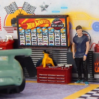 Expositor diorama 1/64 MODELO CAR DISPLAY, Hot Wheels, Matchbox, escala S Foto 1 de 4