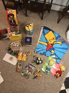 HUGE LOT OF SIMPSONS MEMORABILIA BOX 1 - Picture 1 of 14
