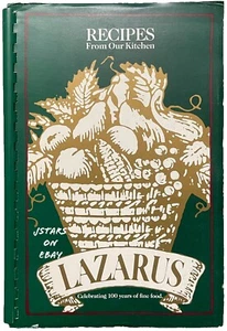 1990 LAZARUS DEPARTMENT STORE RESTAURANT RECIPES COOKBOOK OHIO INDIANA VINTAGE - Picture 1 of 7