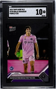 2023 Topps Now MLS - Purple #198 Benjamin Cremaschi /25 (RC) - Picture 1 of 2