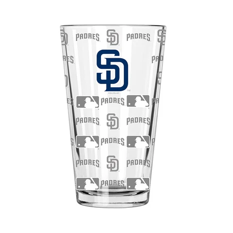 San Diego Padres 16oz. Sandblasted Mixing Glass Cover