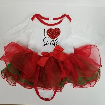 GANZ - ELLA JACKSON "SANTA BABY" Long Sleeve Romper Infant 0-6 Months - Image 1 of 4