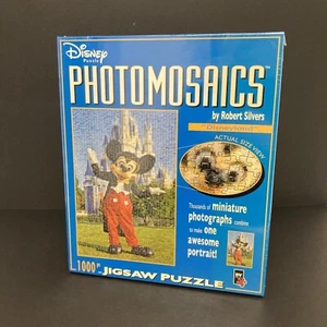 Photomosaics Disneyland Mickey Mouse 1000 Piece Jigsaw Puzzle SEALED - Picture 1 of 11
