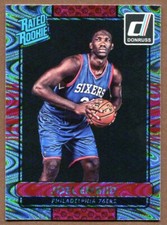 Joel Embiid 2014-15 Donruss Rated Rookies Swirlorama RC #203