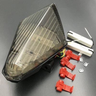 Smoke LED Tail Light Brake Turn Signal Lamp For Yamaha YZF R1 2007-2008 — 第 1/4 张图片
