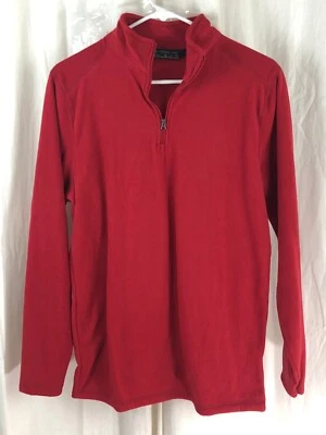 Pullover Augusta Sportswear Micro-lite polar 1/4 cremallera escarlata talla XS Foto 1 de 3