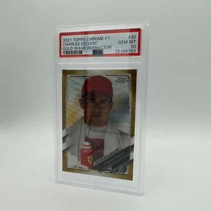PSA 10 - /50 Charles Leclerc - F1 Driver #32 - 2021 Topps Chrome F1 - Picture 1 of 4