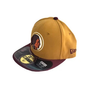 New Era Washington Redskins NFL 59Fifty OF Fitted Hat Mustard/Burgundy Gr. 6 3/8 - Bild 1 von 7