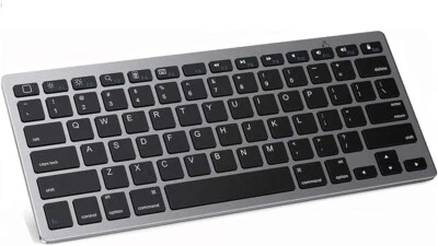 Wireless Bluetooth Keyboard Small Slim Keyboard with 2.4G Tablet PC Laptop - Image 1 of 4