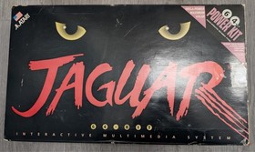 Atari Jaguar 64-Bit Interactive Multimedia System With Box + Insert and 3 Games