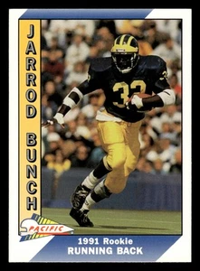 Jarrod Bunch 1991 Pacific #438 Michigan Wolverines - Picture 1 of 2