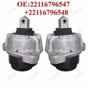 New Left+Right Engine Motor Mount 22116796547+22116796548 For BMW F02 760Li 2PC, - Picture 1 of 5