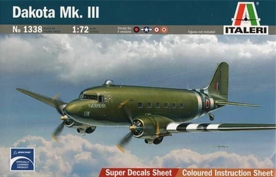 C-47 SKYTRAIN / DAKOTA MK III ITALERI 1:72 COD. 1338 - Immagine 1 di 4