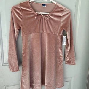 OLD NAVY  Girls 8 Dress Pink  Long Sleeve NWT - Picture 1 of 15