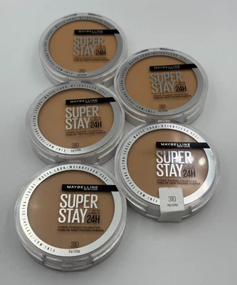 5 PACK Maybelline SuperStay Up to 24H Hybrid Powder-Foundation #310 NEW - Image 1 of 4