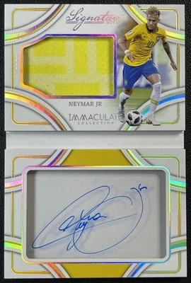 NEYMAR JR 2024-25 PANINI IMMACULATE COLL SIGNATURE MOVES JERSEY AUTO /64 BRAZIL - Bild 1 von 2